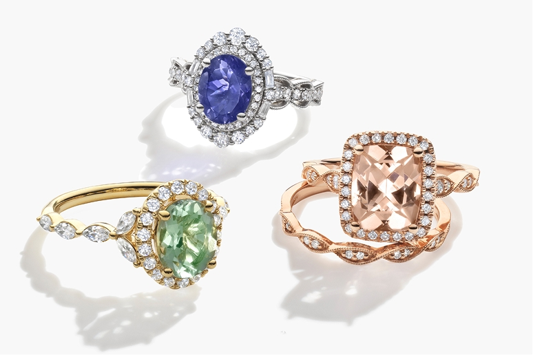 Alternative engagement rings.