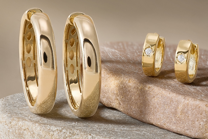 Image of vermeil hoops