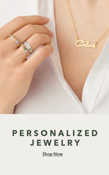Personalized jewelry. Shop Now.