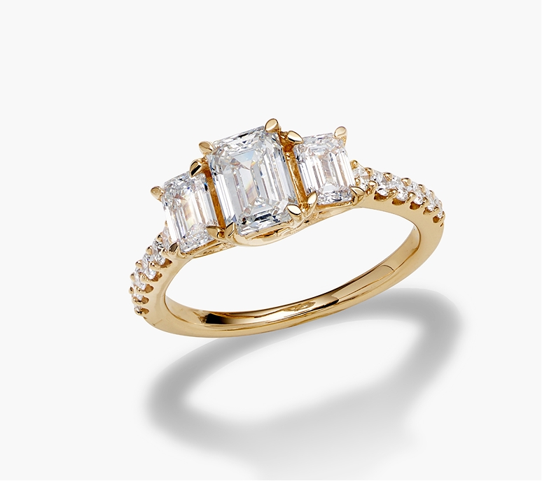 Shop three-stone rings