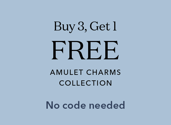 Buy 3, get 1 free. Amulet charms collection. No code needed.