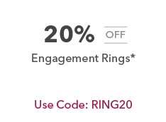 20% off Engagement Rings*. Use Code: RING20