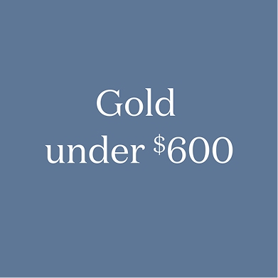 Gold under $600