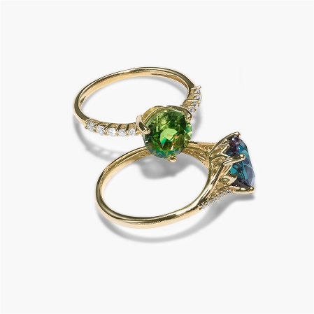 Gemstone rings