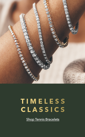 Timeless classics. Shop tennis bracelets.
