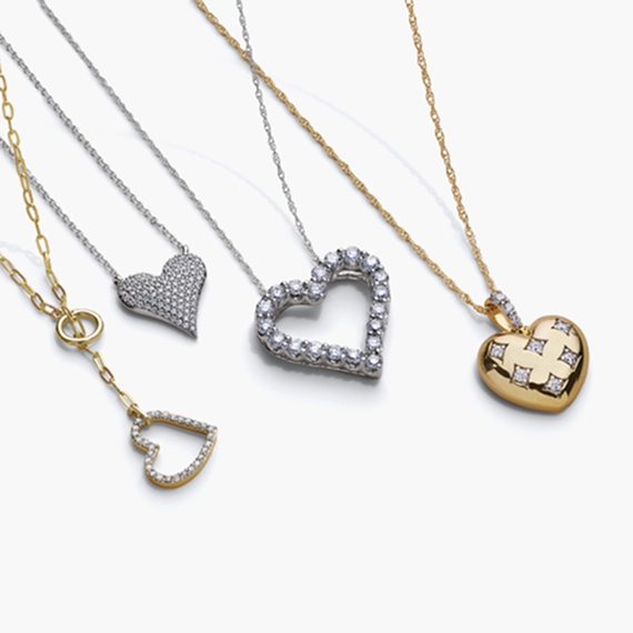 shop heart jewelry