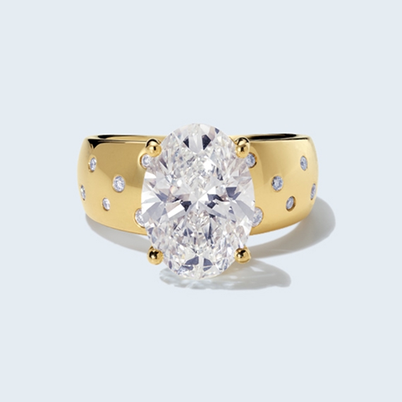 shop lab grown custom engagement