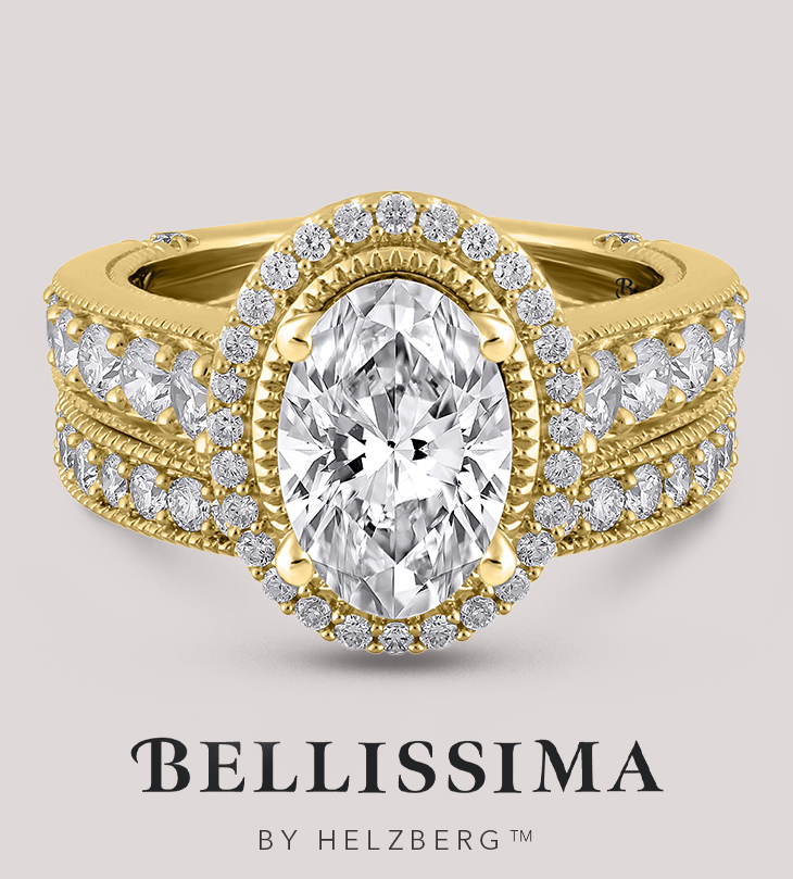 Simple Engagement Ring Signature Oval Halo Diamond Engagement Ring