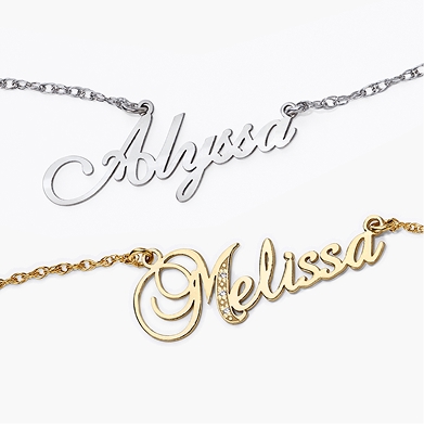 Name and initial jewelry