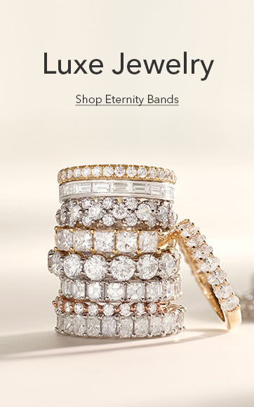 Luxe Jewelry. Shop Eternity Bands