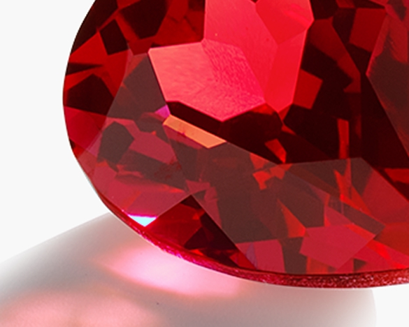 loose garnet gemstone