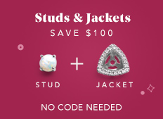 Studs & Jackets. Save $100. Stud + Jacket. No Code Needed