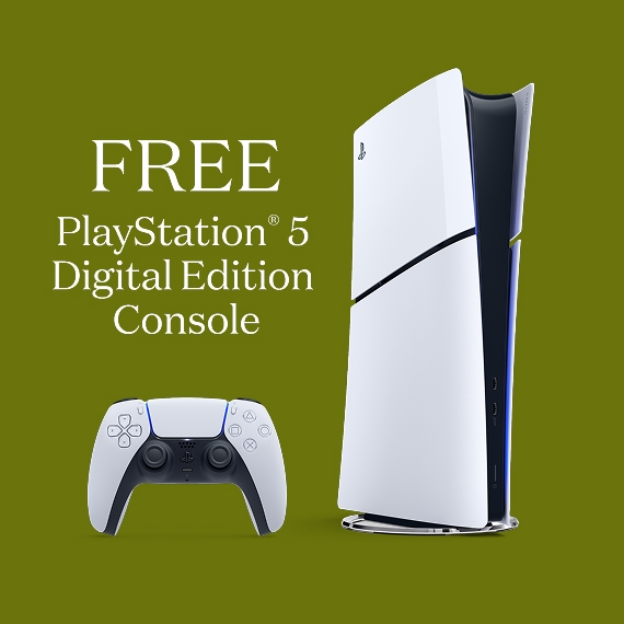 Free PlayStation 5 Digital edition console with purchase of $1,799 in-store only