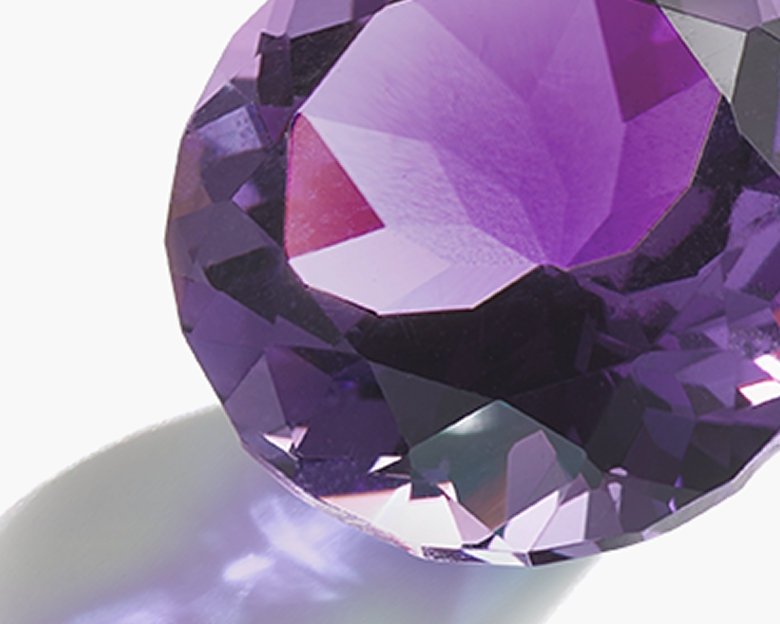 loose amethyst gemstone