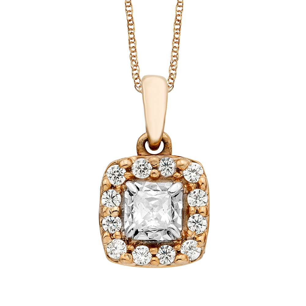Helzberg diamond solitaire necklace Clearance