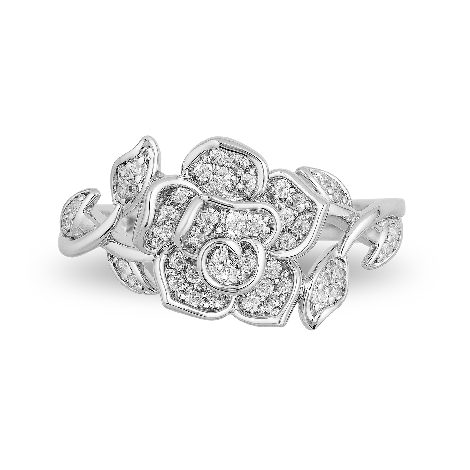 CHANEL, Jewelry, 4karat White Gold Diamond Earrings And Ring Set