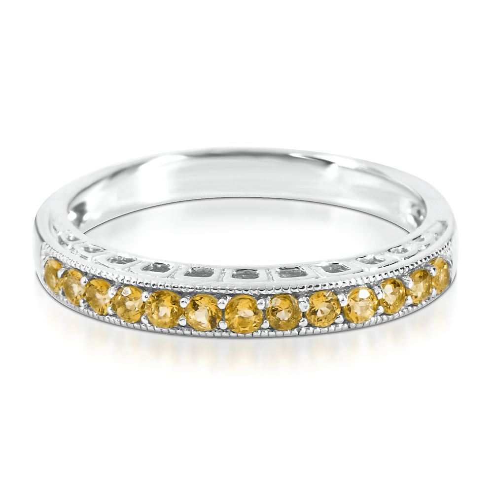 Citrine Stack Ring in Sterling Silver | Helzberg Diamonds