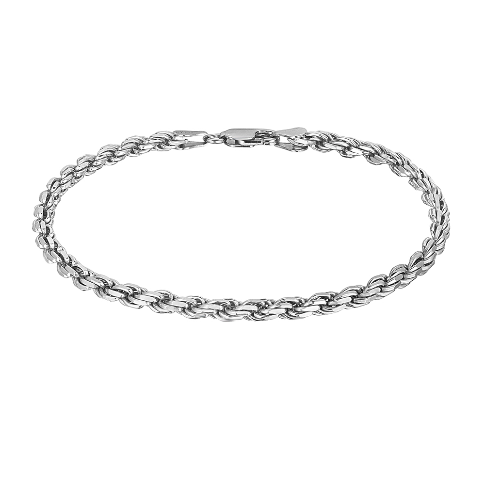 Buy Nakabh Elegant Rope Linked Collection Gold Silver Plated Dual Tone  Stainless Steel Wrist Chain Bracelet for Boys Men Online at Best Prices in  India  JioMart