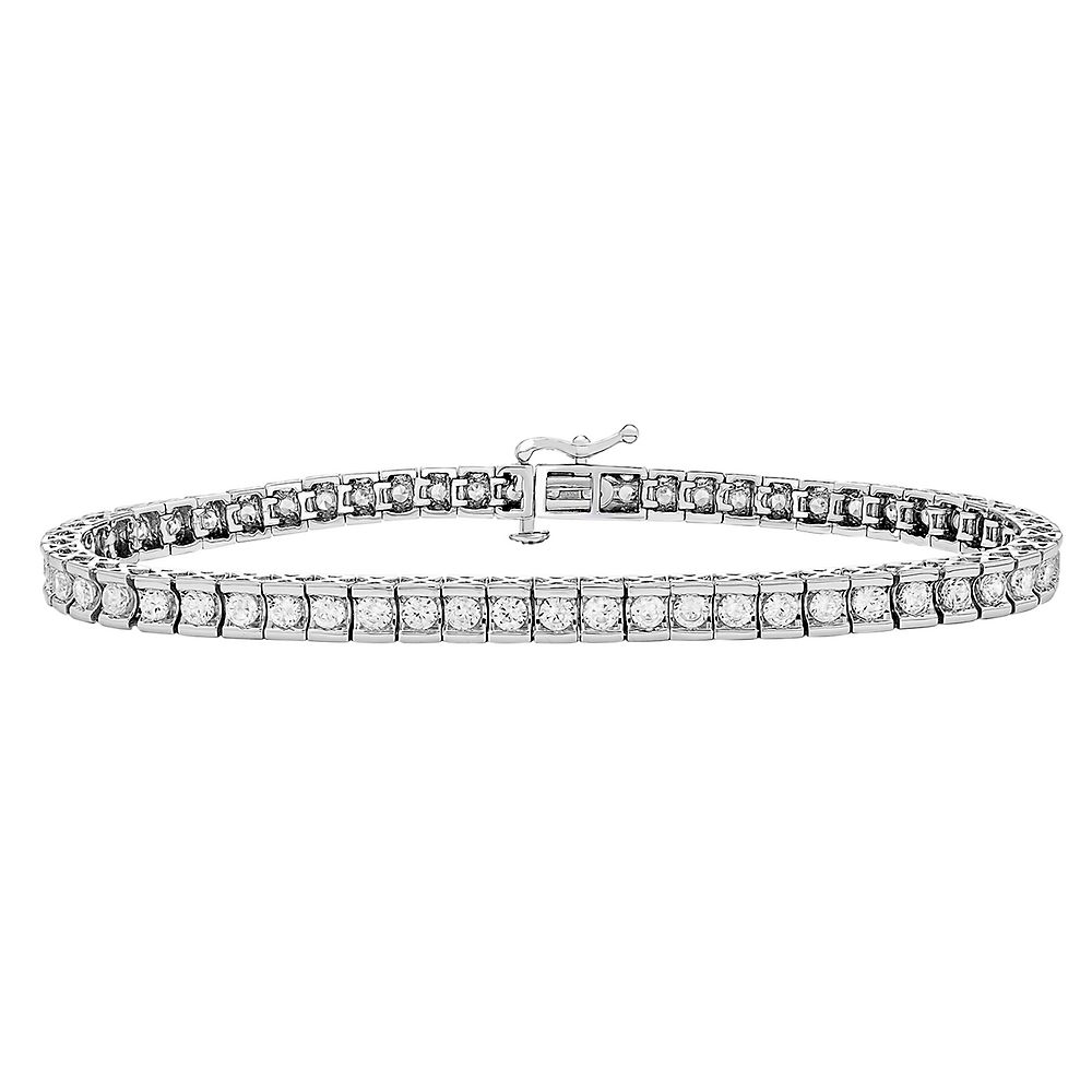 3 ct. tw. Diamond Bracelet in 10K White Gold | Helzberg Diamonds