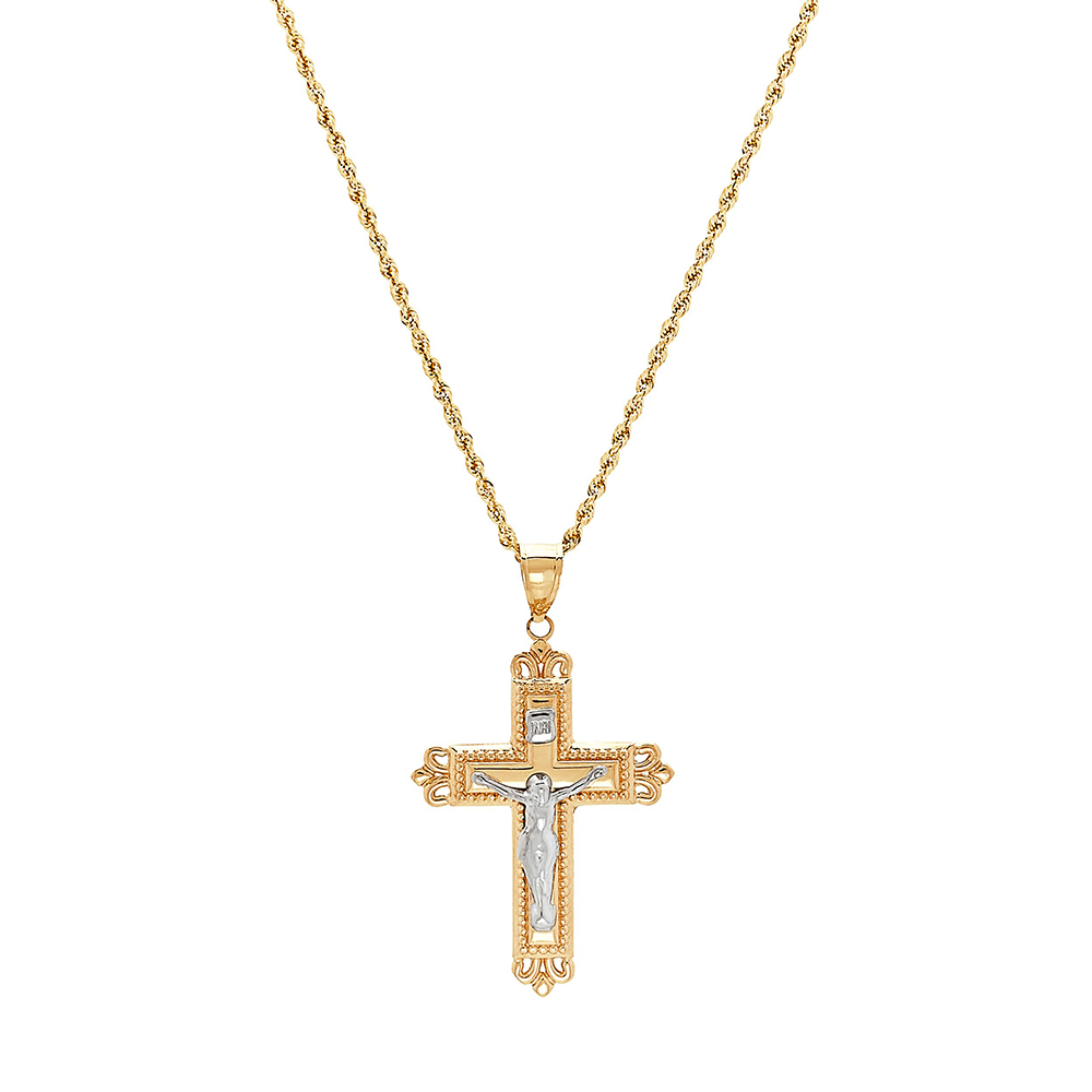 Cross Necklace | Paperclip Chain | Sterling Silver | Helzberg Diamonds |  Silver, Luxe link, Necklace