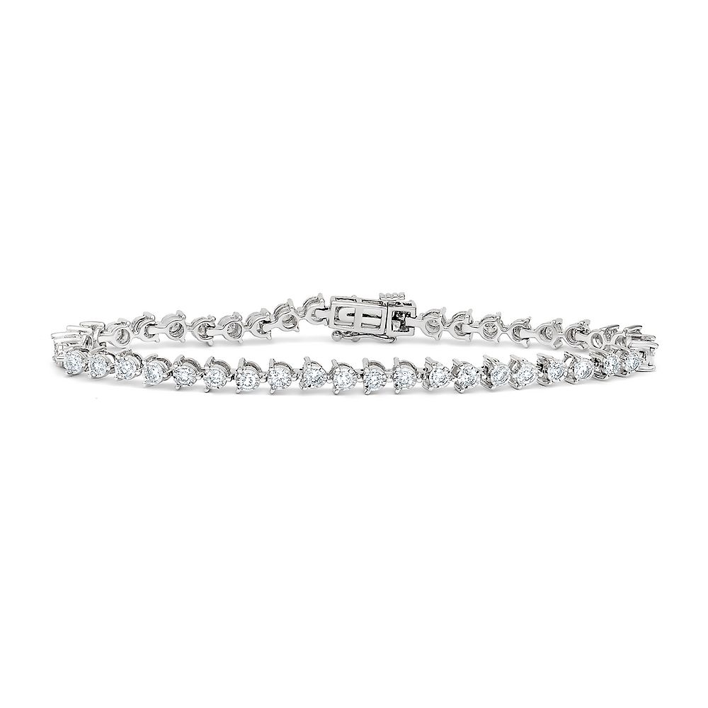 Diamond Tennis Bracelet in White 10K Gold Helzberg Diamonds