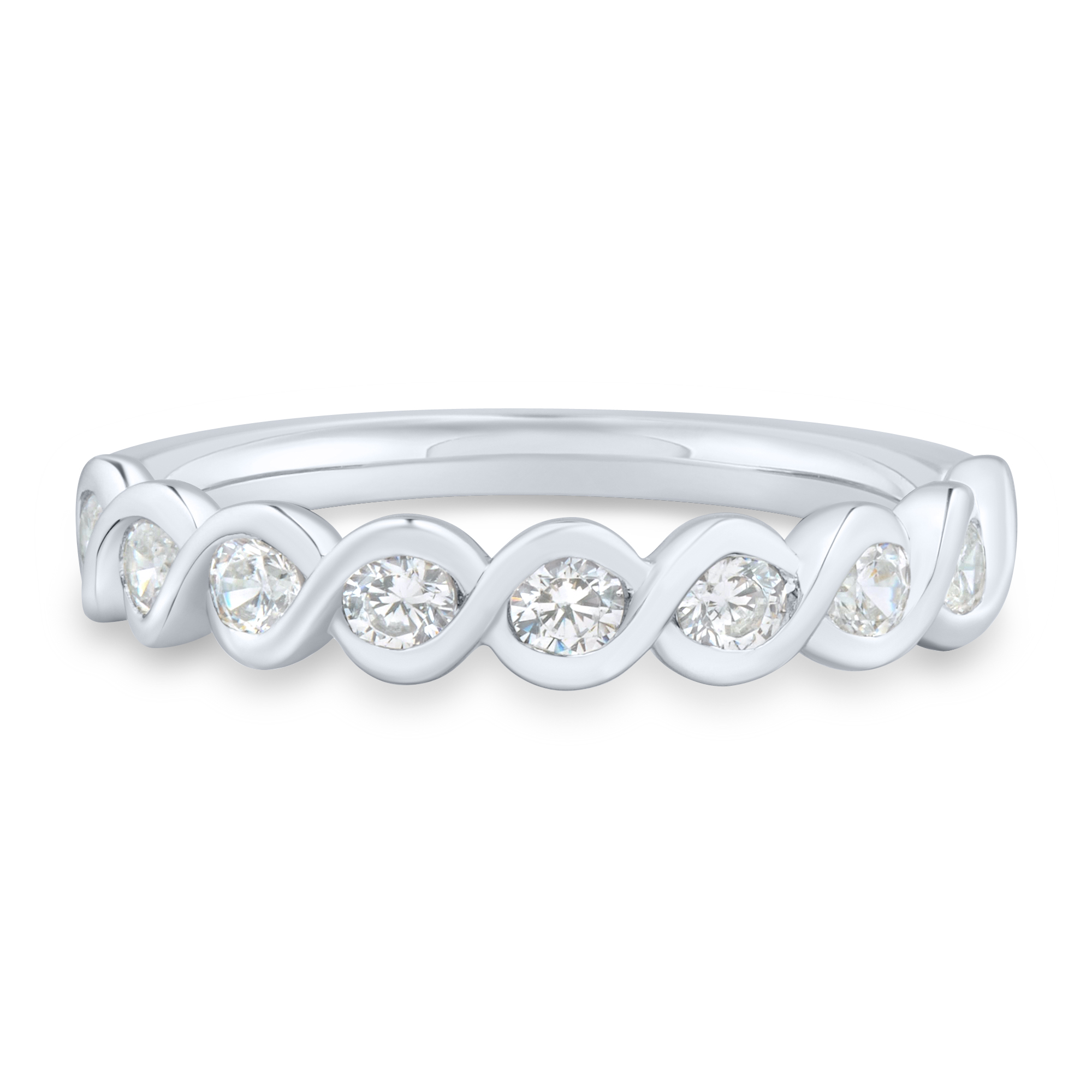 Helzberg Lab Grown Diamonds Lab Grown Diamond Band in 10K Gold