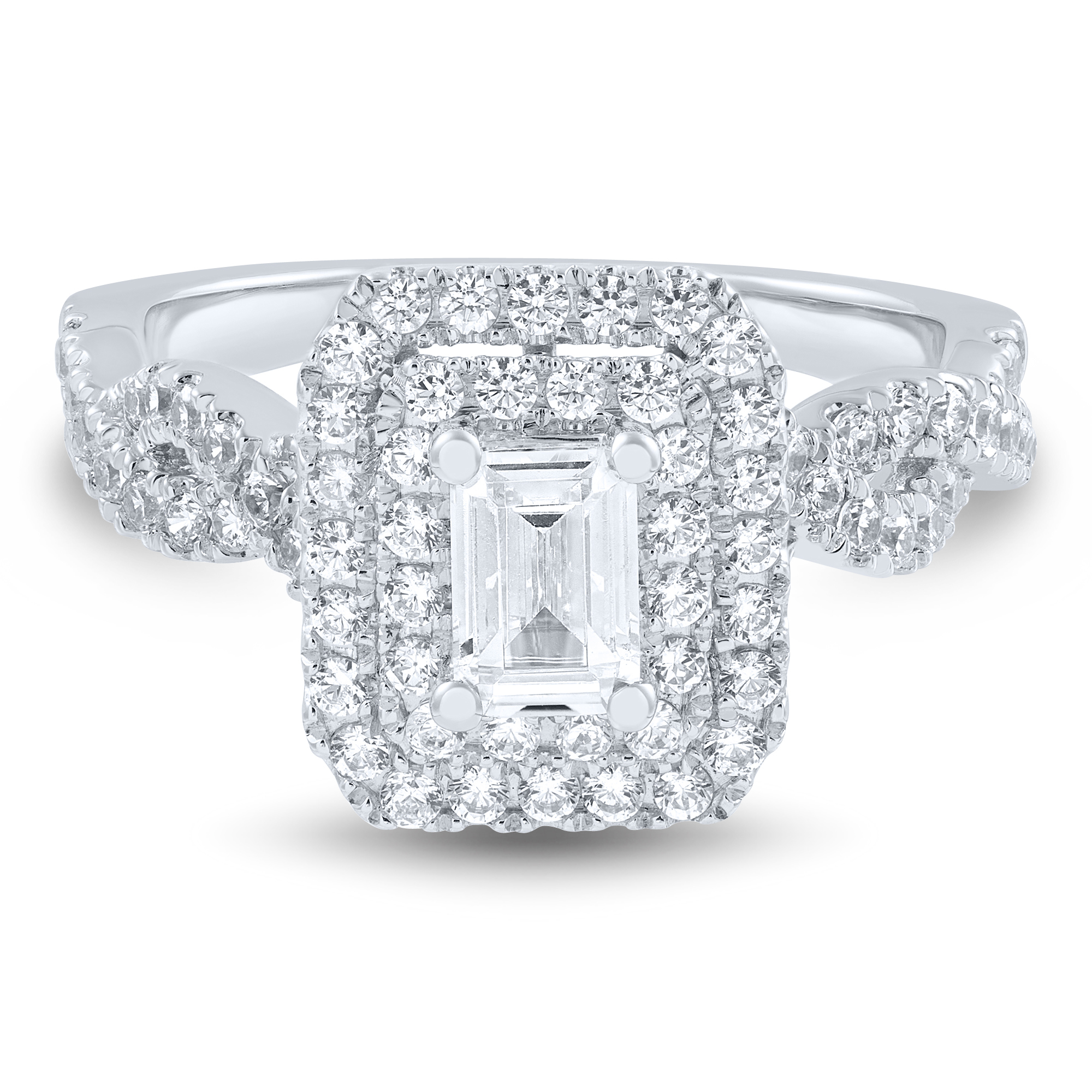Helzberg Lab Grown Diamonds Emerald Cut Lab Grown Diamond Engagement
