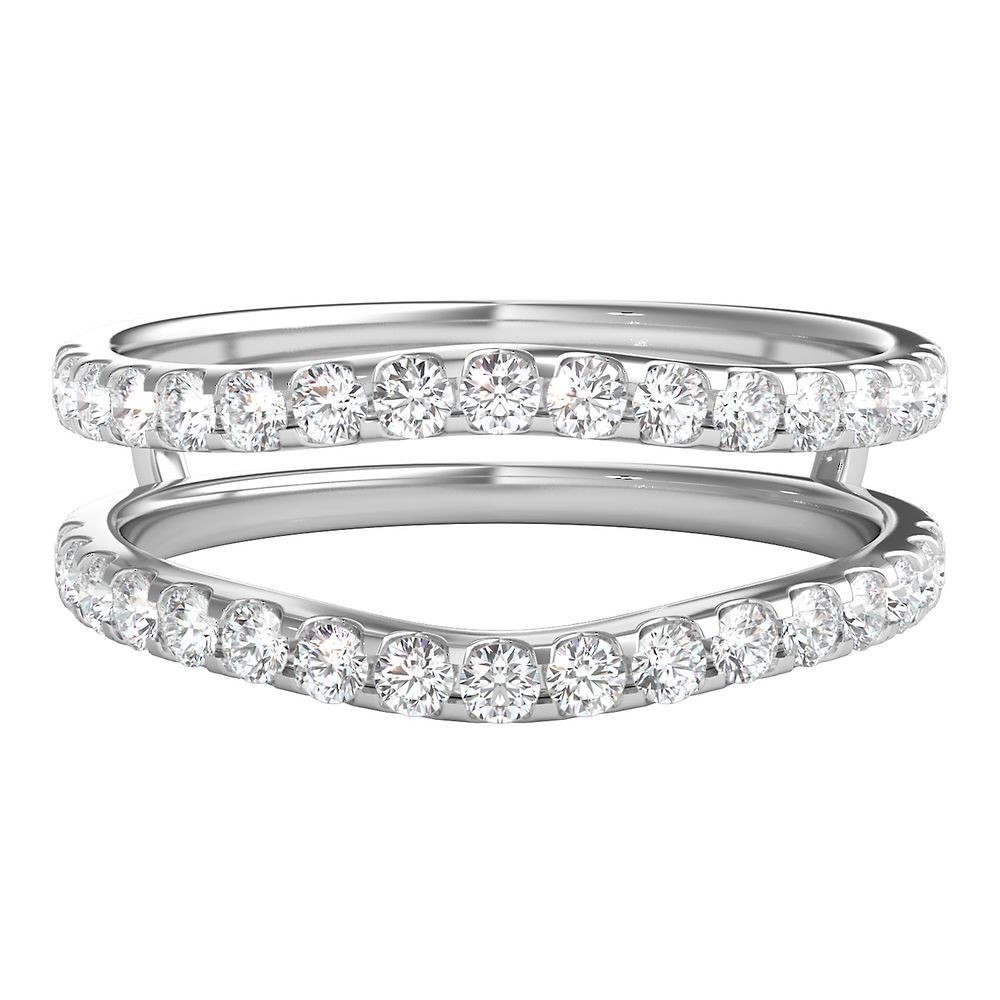 1/2 ct. tw. Diamond Ring Enhancer in 14K White Gold Helzberg Diamonds