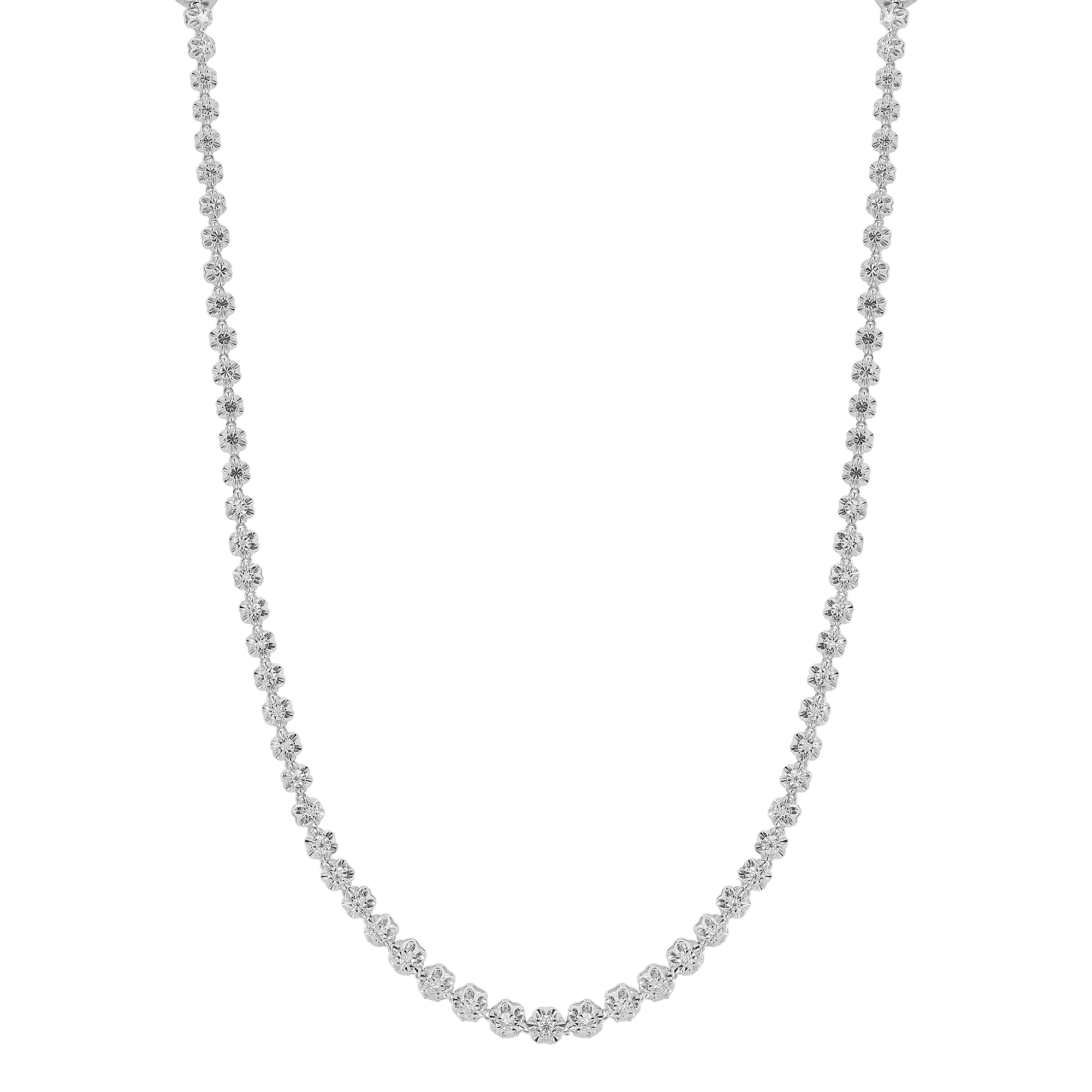 Diamond Necklace in Sterling Silver (1/2 ct. tw.)