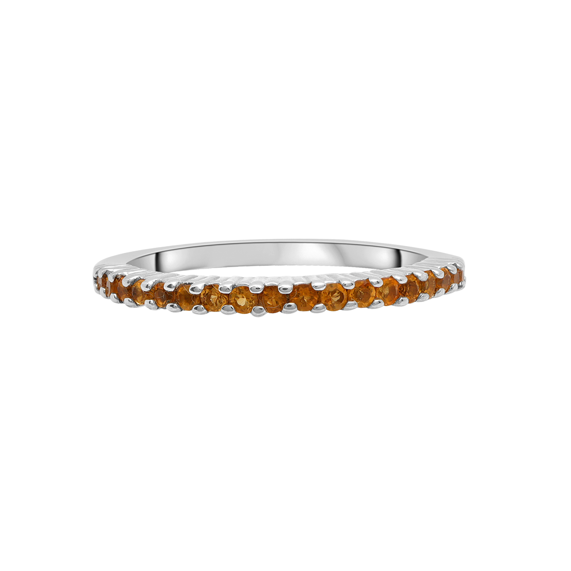 Citrine Stack Ring in Sterling Silver