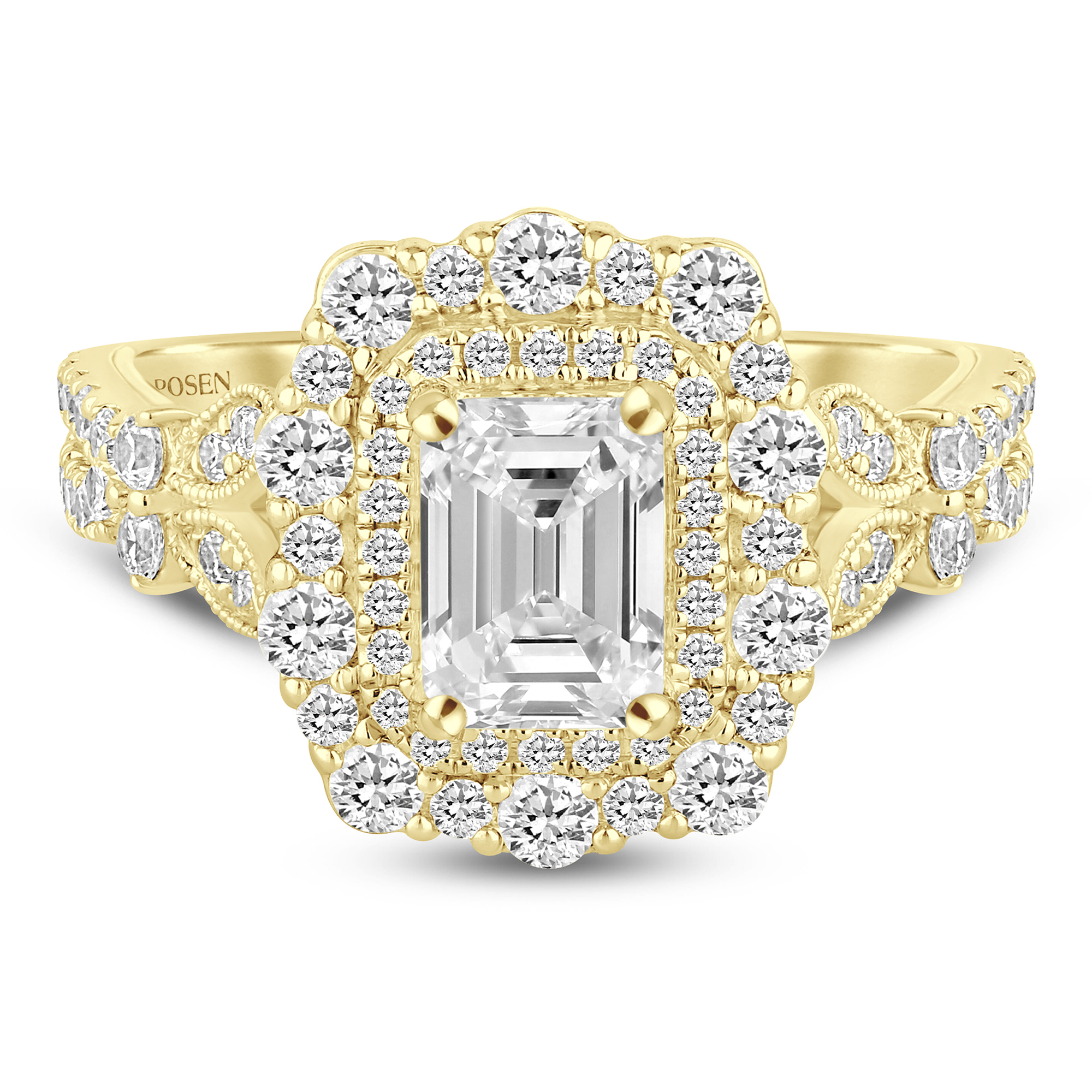 Light Heart® Lab Grown Diamond Three-Stone Engagement Ring