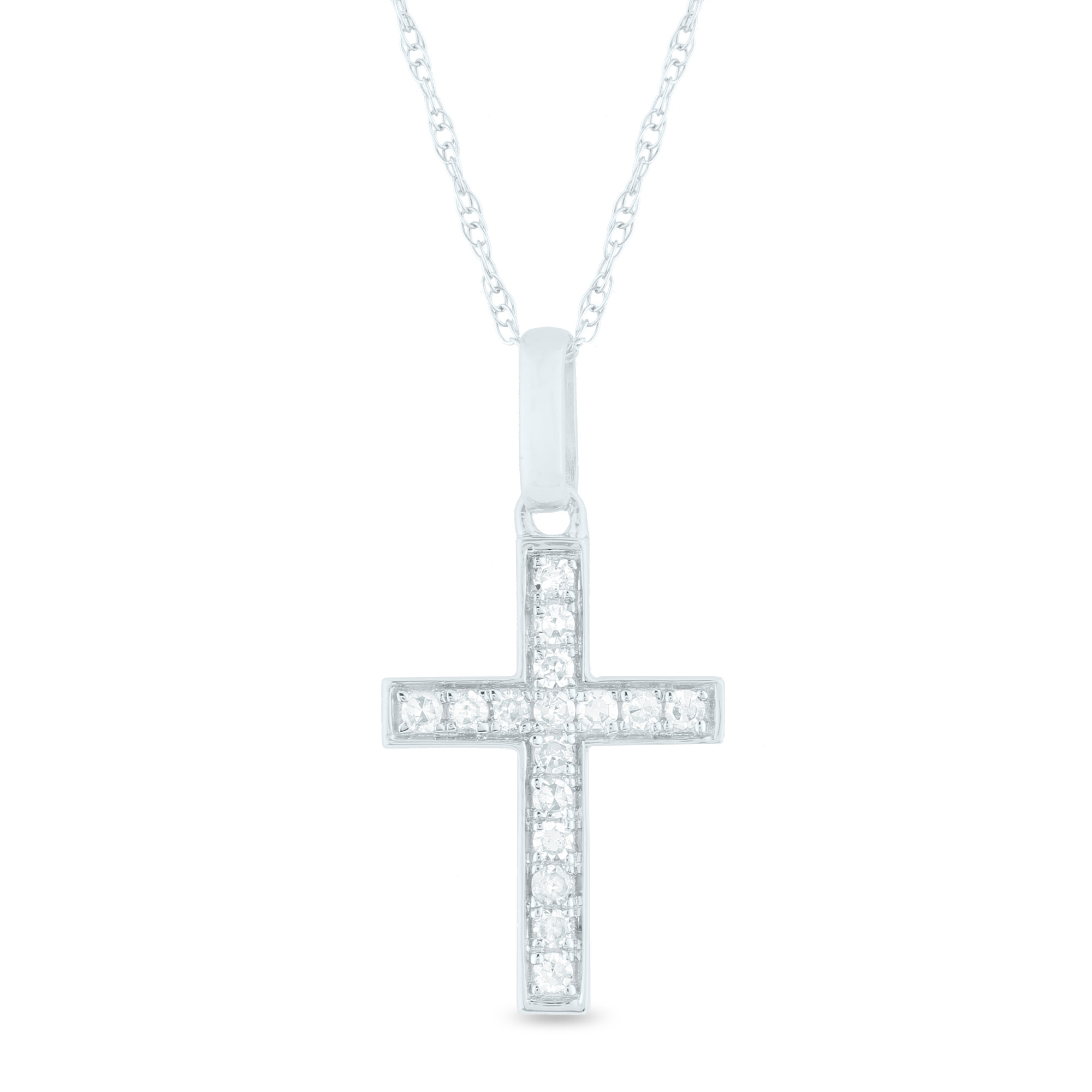 Diamond Cross Pendant Helzberg Diamonds