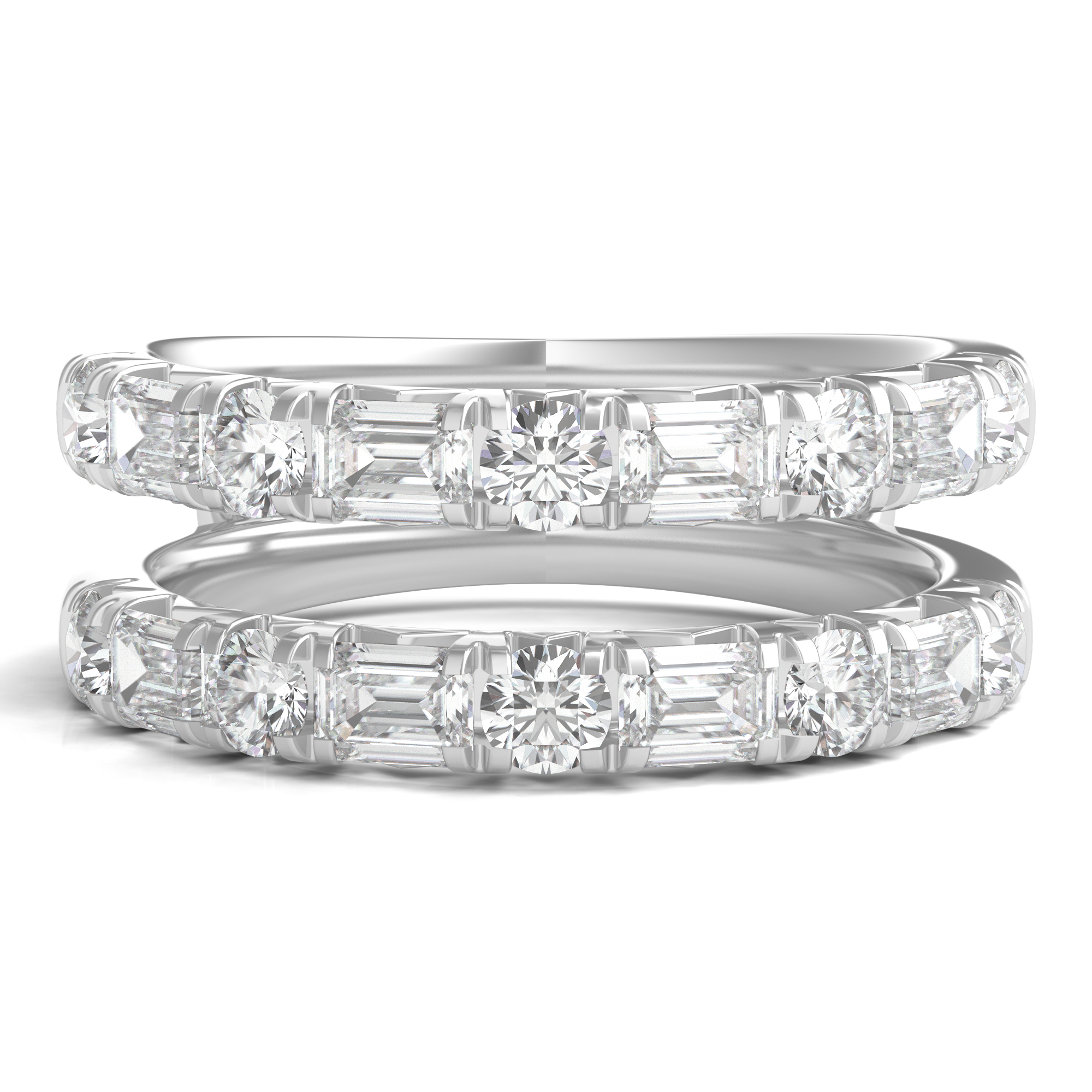 Helzberg Lab Grown Diamonds Lab Grown Diamond Ring Insert in 14K Gold