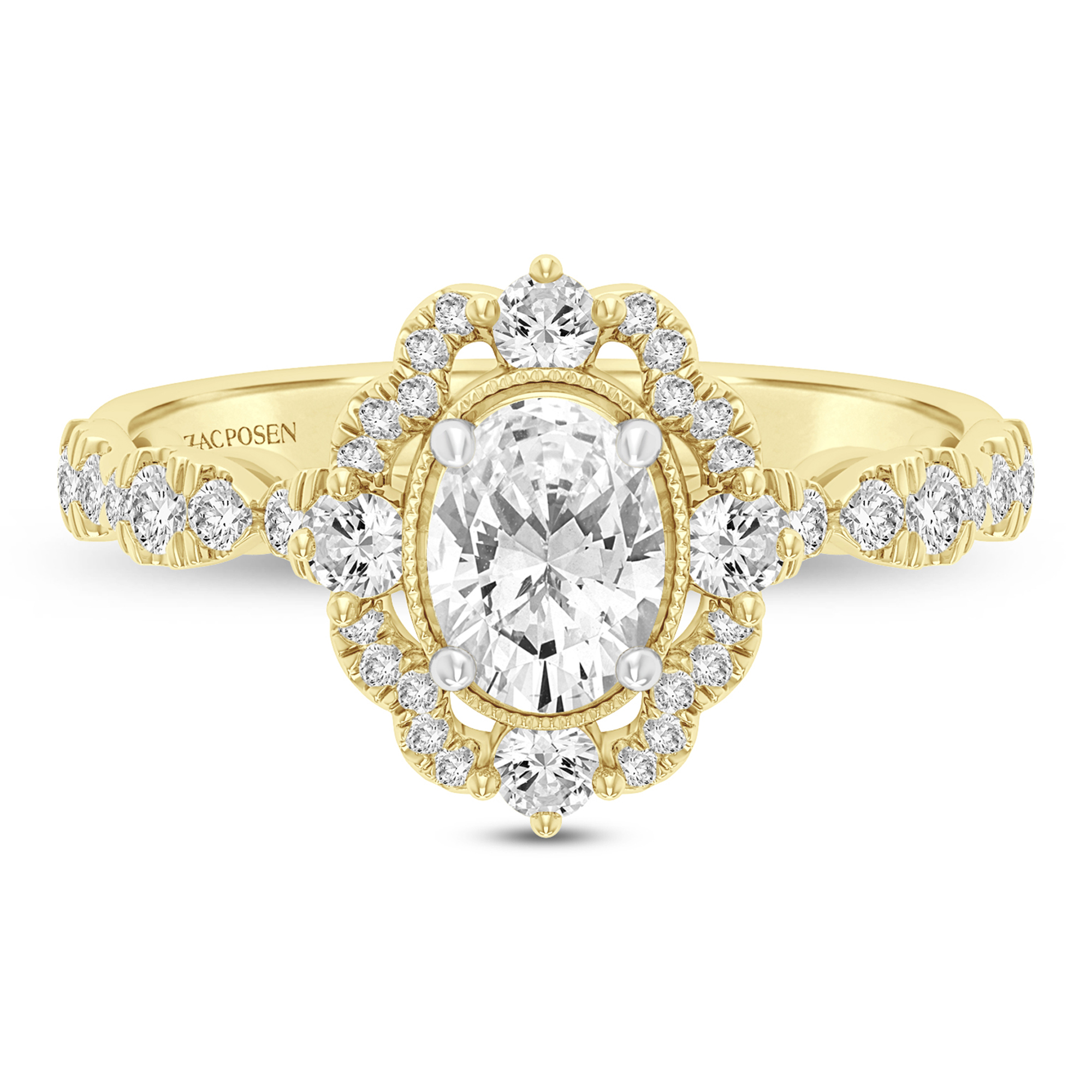 Truly Zac Posen 14k Yellow And White Gold 3/4 Ctw Diamond Engagement Ring | Engagement  Rings | Jewelry & Watches | Shop The Exchange