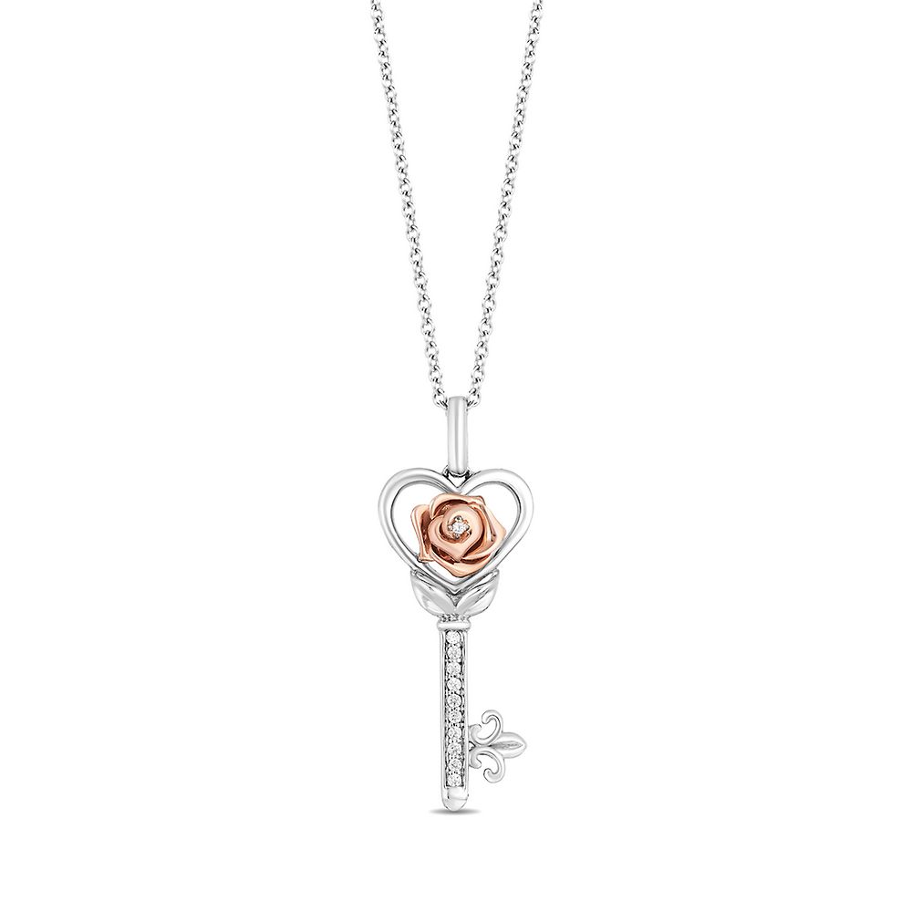 Disney Kingdom Hearts Key Crown Pull Through Necklace | Hot Topic