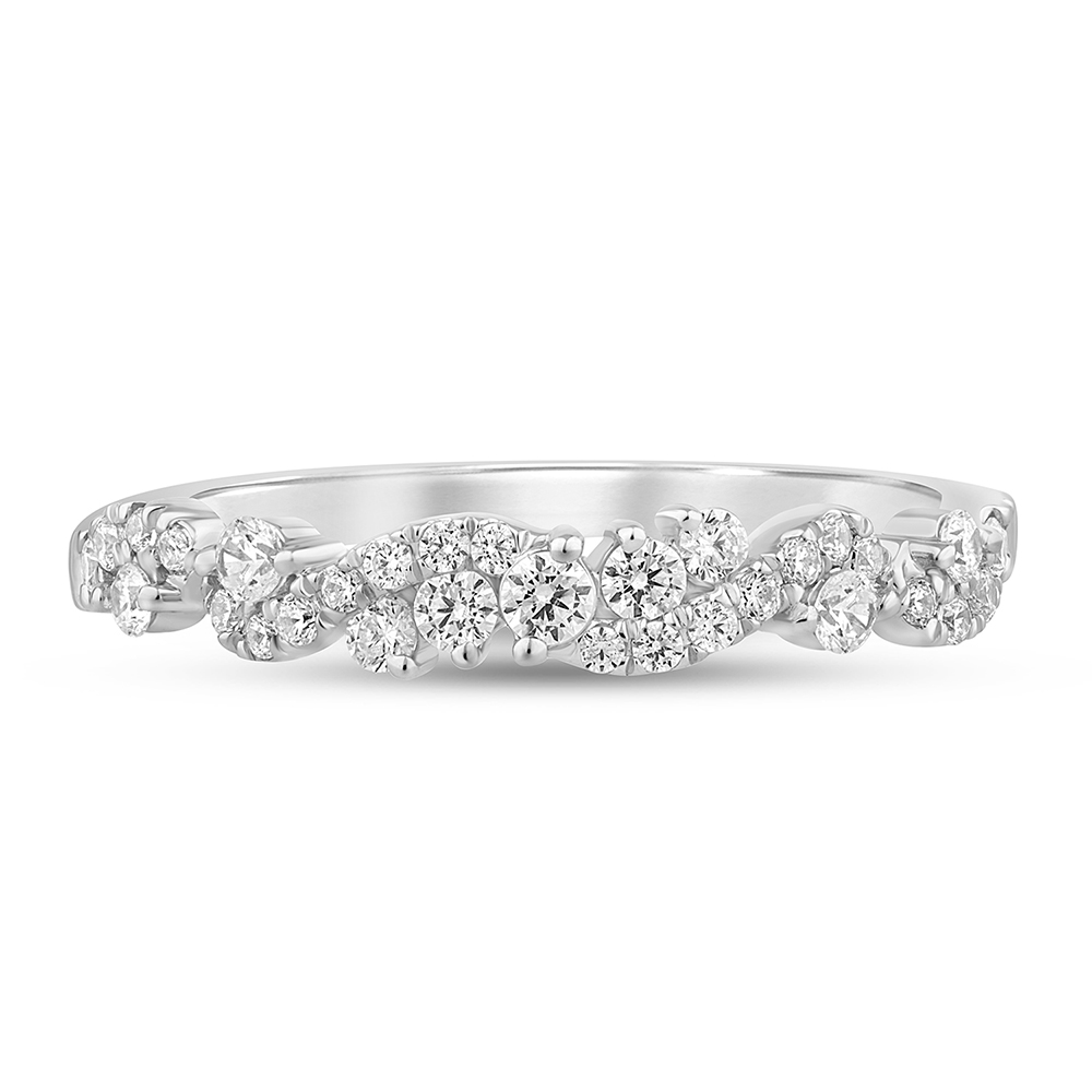 Helzberg Lab Grown Diamonds Lab Grown Diamond Swirl Band (1/3 ct. tw.)
