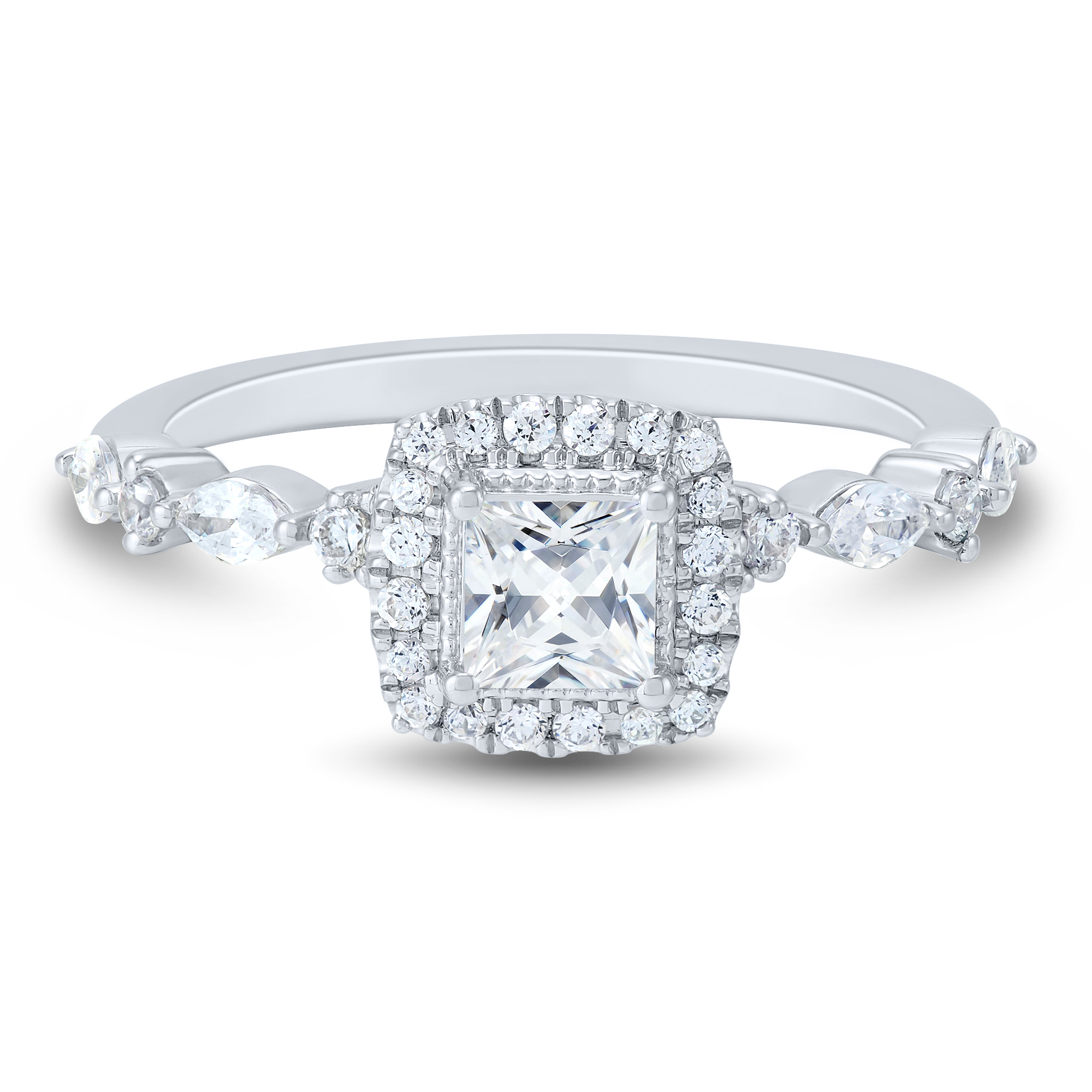 Helzberg Signature® PrincessCut Diamond Engagement Ring