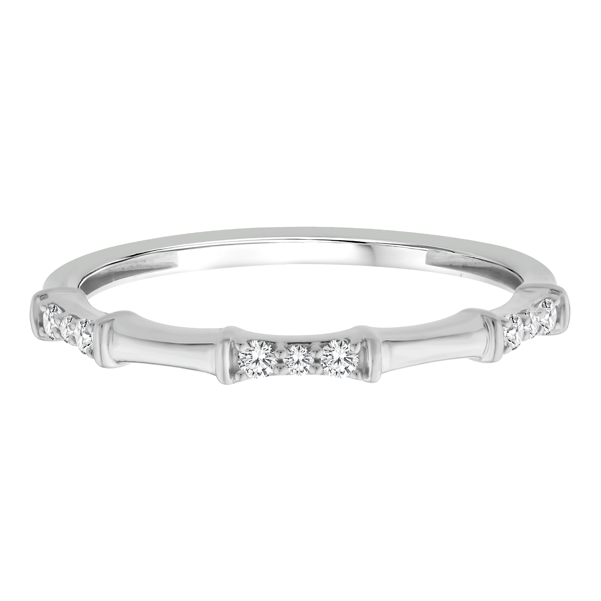 Helzberg Signature Collection Diamond Bamboo Stack Ring