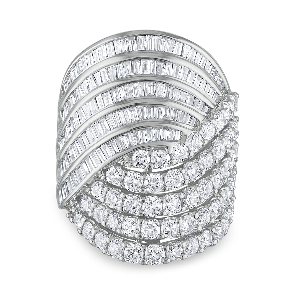 Helzberg Diamonds 14K White Gold Radiant Star Halo Diamond Ring | eBay