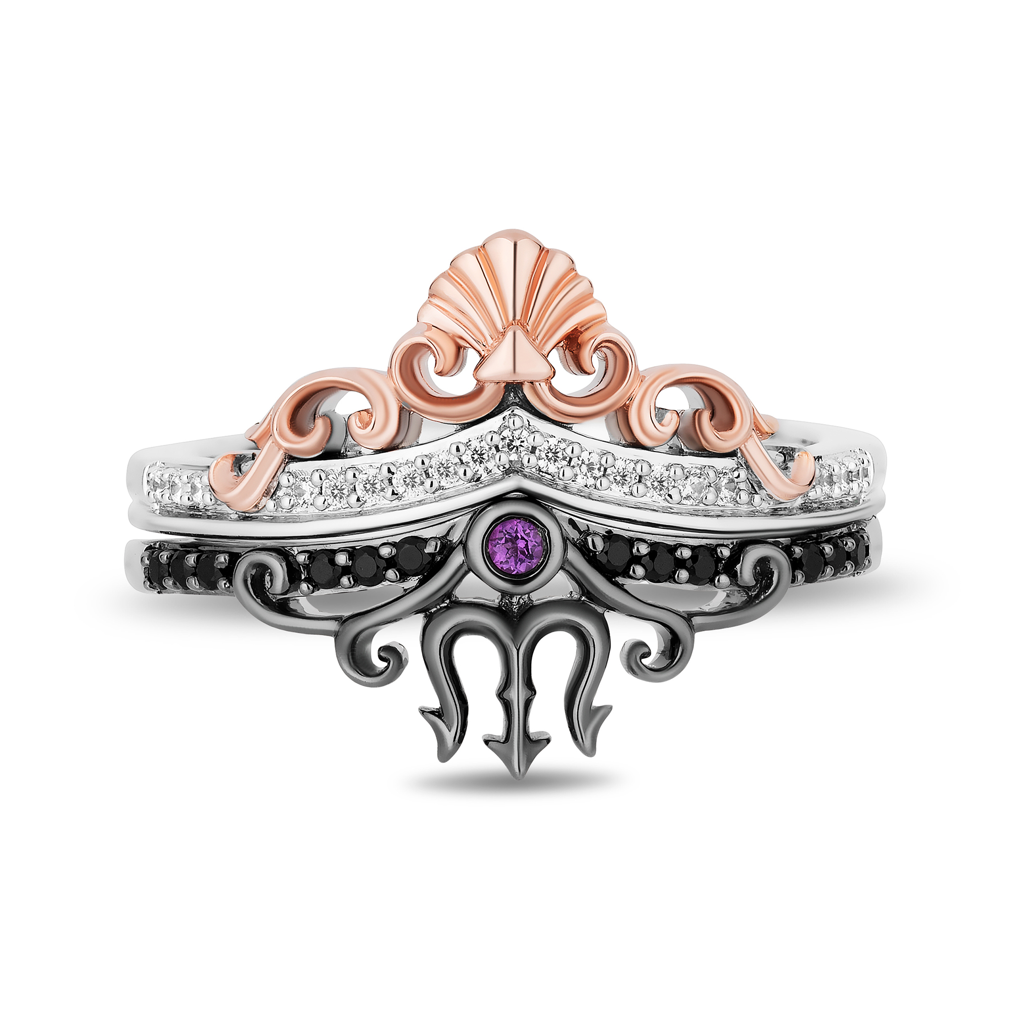 Disney Ariel Inspired Diamond Ring 1/10cttw | Enchanted Disney Fine Jewelry 6