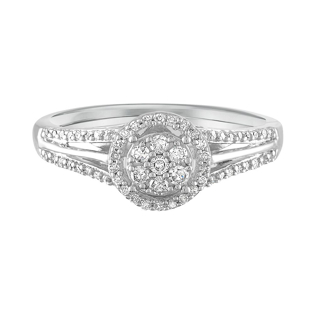 1/4 ct. tw. Diamond Promise Ring in Sterling Silver Helzberg Diamonds