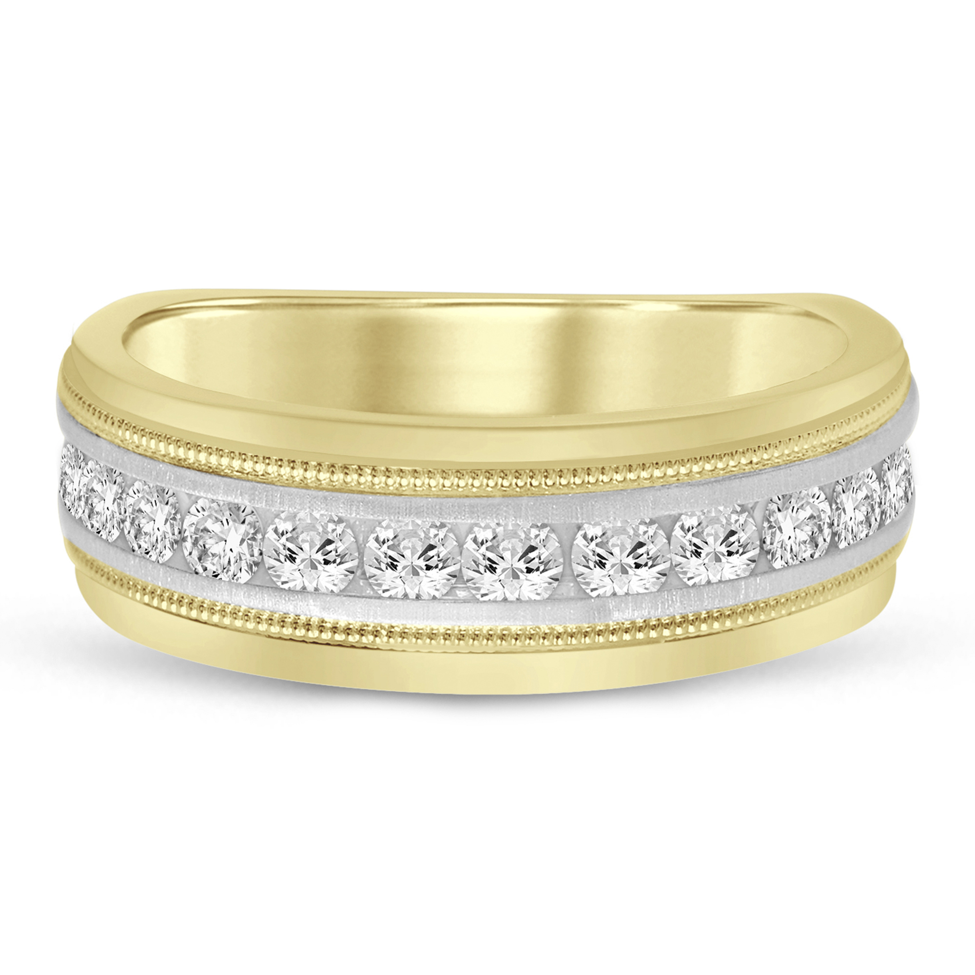 Men's 1 ct. tw. Diamond Band in 10K Gold Helzberg Diamonds