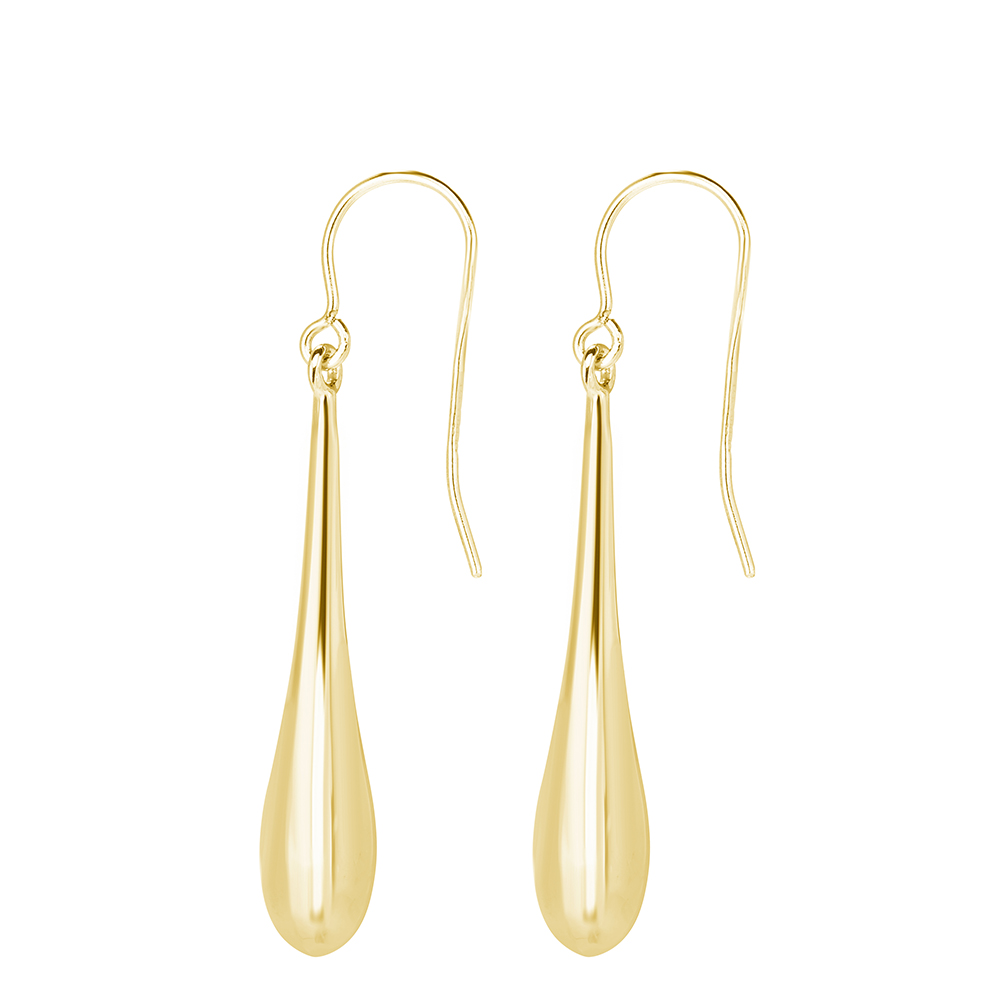 14K Gold Teardrop Post Earrings – Lireille